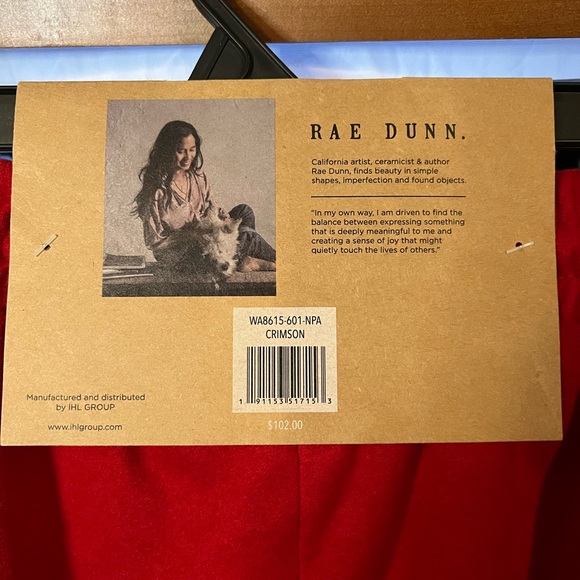 008-NWT Rae Dunn MAMA 🥰 Jogger set in crimson Red; Size Medium - Picture 4 of 9